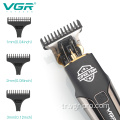 VGR V-287 T-bıçak şarj edilebilir erkekler kablosuz saç düzeltici